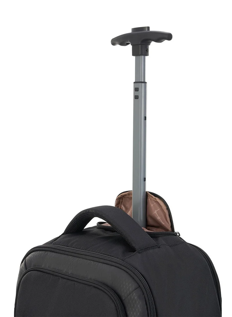 American Tourister  Segno 2.0 Wheeled Laptop Bag, 32L Capacity, Polyester, Black|Front Storge Pocket|15.6" Laptop Compartment|Bottle Holder|Tractum Suspension - 3 Years International Warranty  | Best Price UAE
